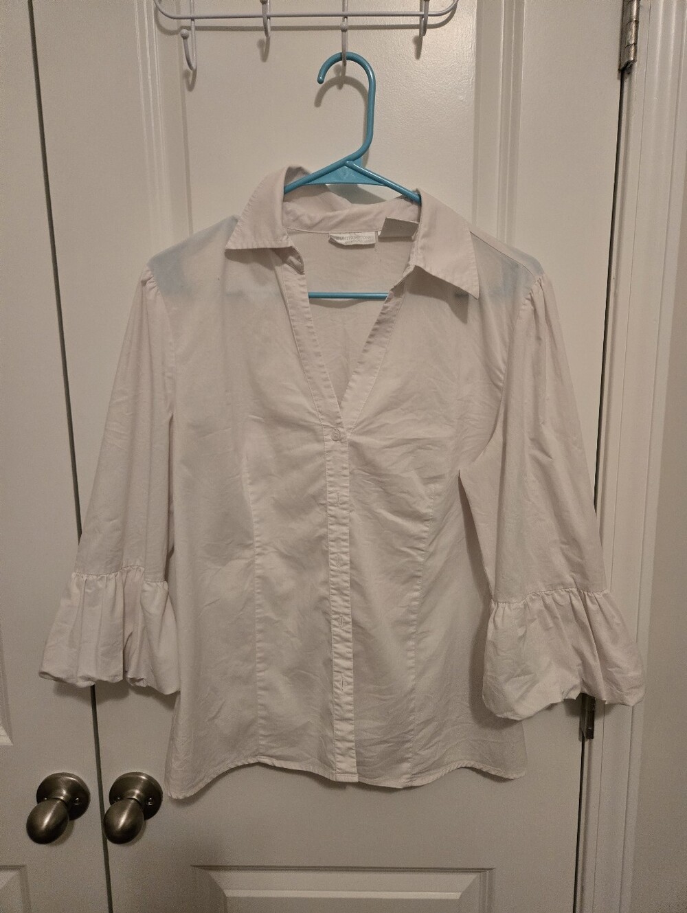 Worthington Stretch White Blouse